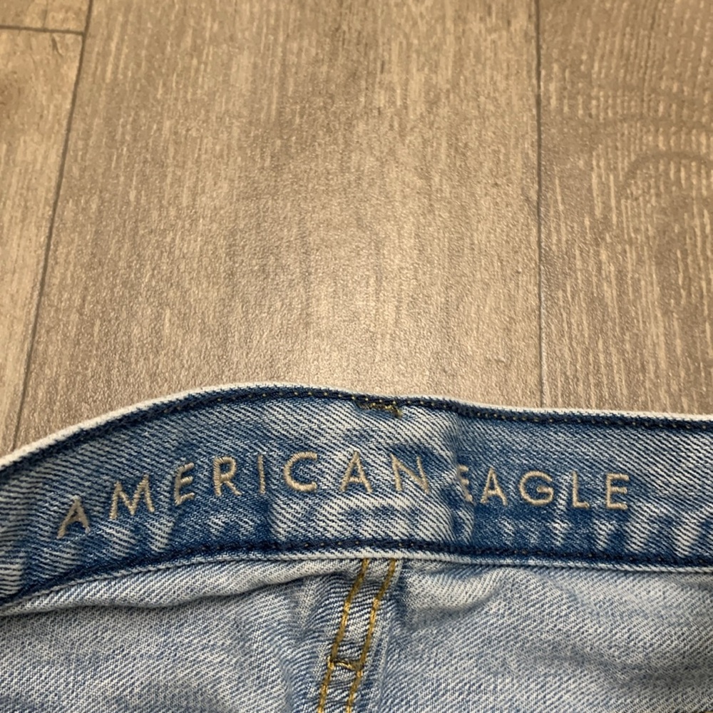 Mens American Eagle 90’s‎ Straight Distressed Washed Denim Jeans - Picture 6 of 7